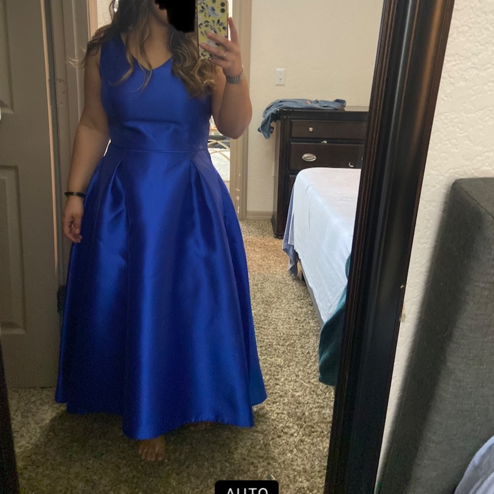 Electric Blue Tahari Gown